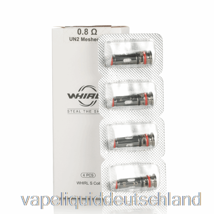 Uwell Whirl S Ersatzspulen [Whirl S] 0,8 Ohm Un2 Mesh Spulen Vape Liquid